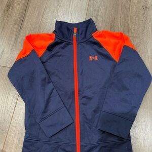 Under Armour Dark Blue and Bright Orange Jacket